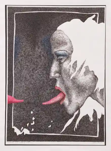 Zdjęcie obrazu Stefan Sławiński - Pierwsza cześc większej czułości - Stefan Sławiński. Foksal17 - Galeria Sztuki w Warszawie.