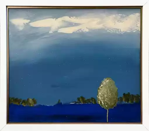 Zdjęcie obrazu Andrzej Cybura - Gradowe chmury - Andrzej Cybura. Foksal17 - Galeria Sztuki w Warszawie.
