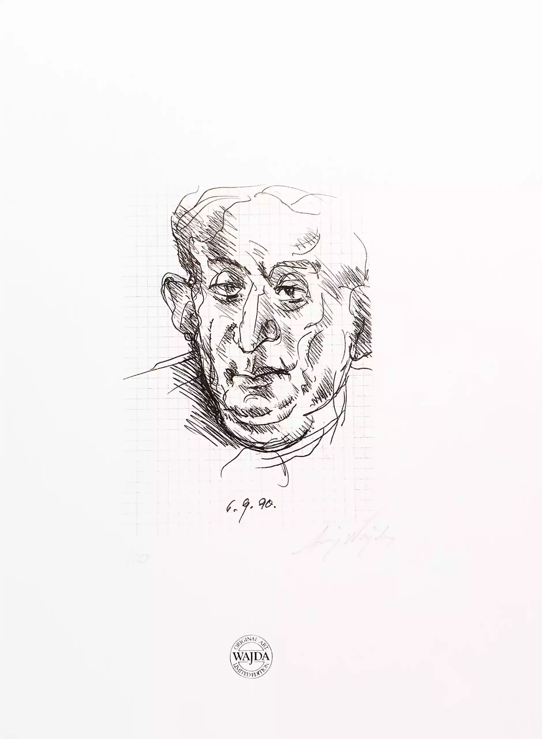 Zdjęcie obrazu Andrzej Wajda - Gustaw Holoubek - Andrzej Wajda. Foksal17 - Galeria Sztuki w Warszawie.