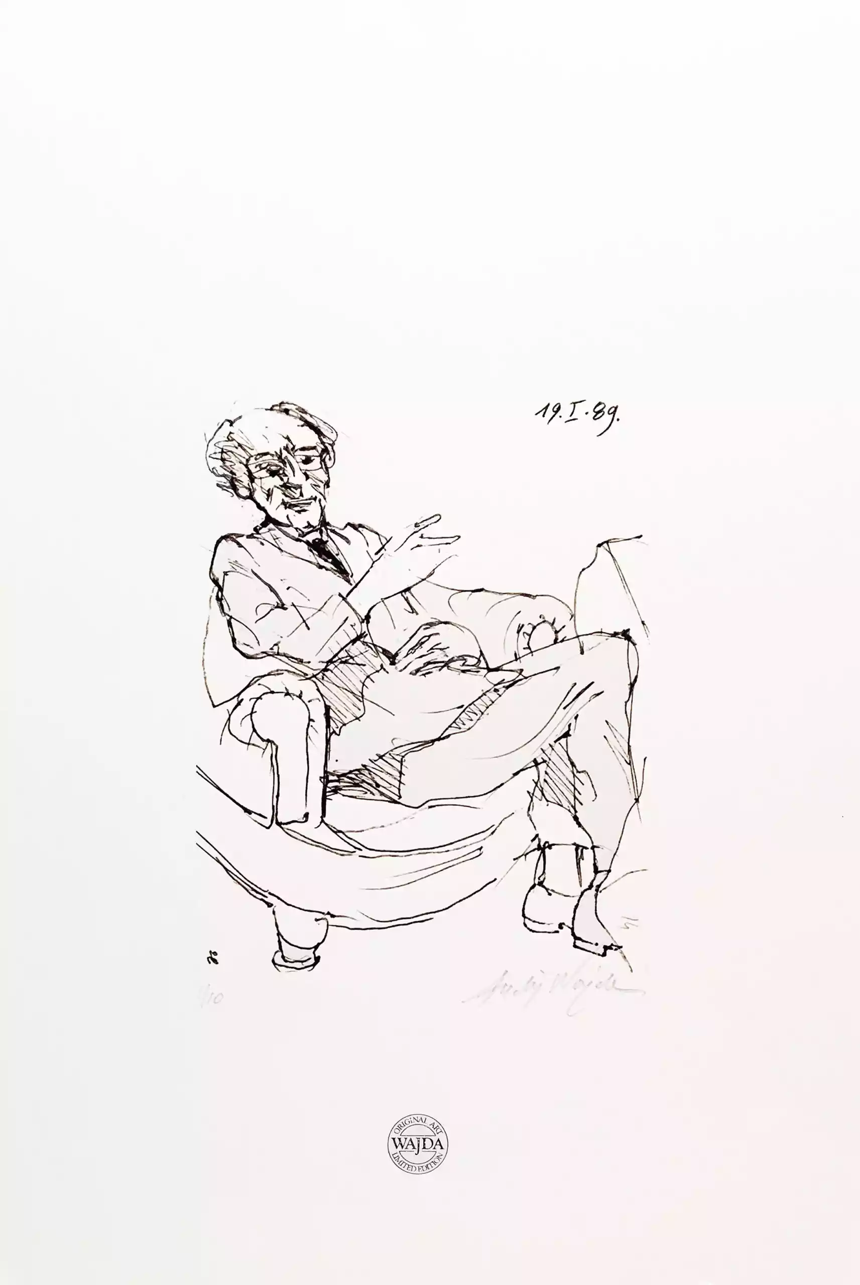Zdjęcie obrazu Andrzej Wajda - Bez tytułu - Andrzej Wajda. Foksal17 - Galeria Sztuki w Warszawie.