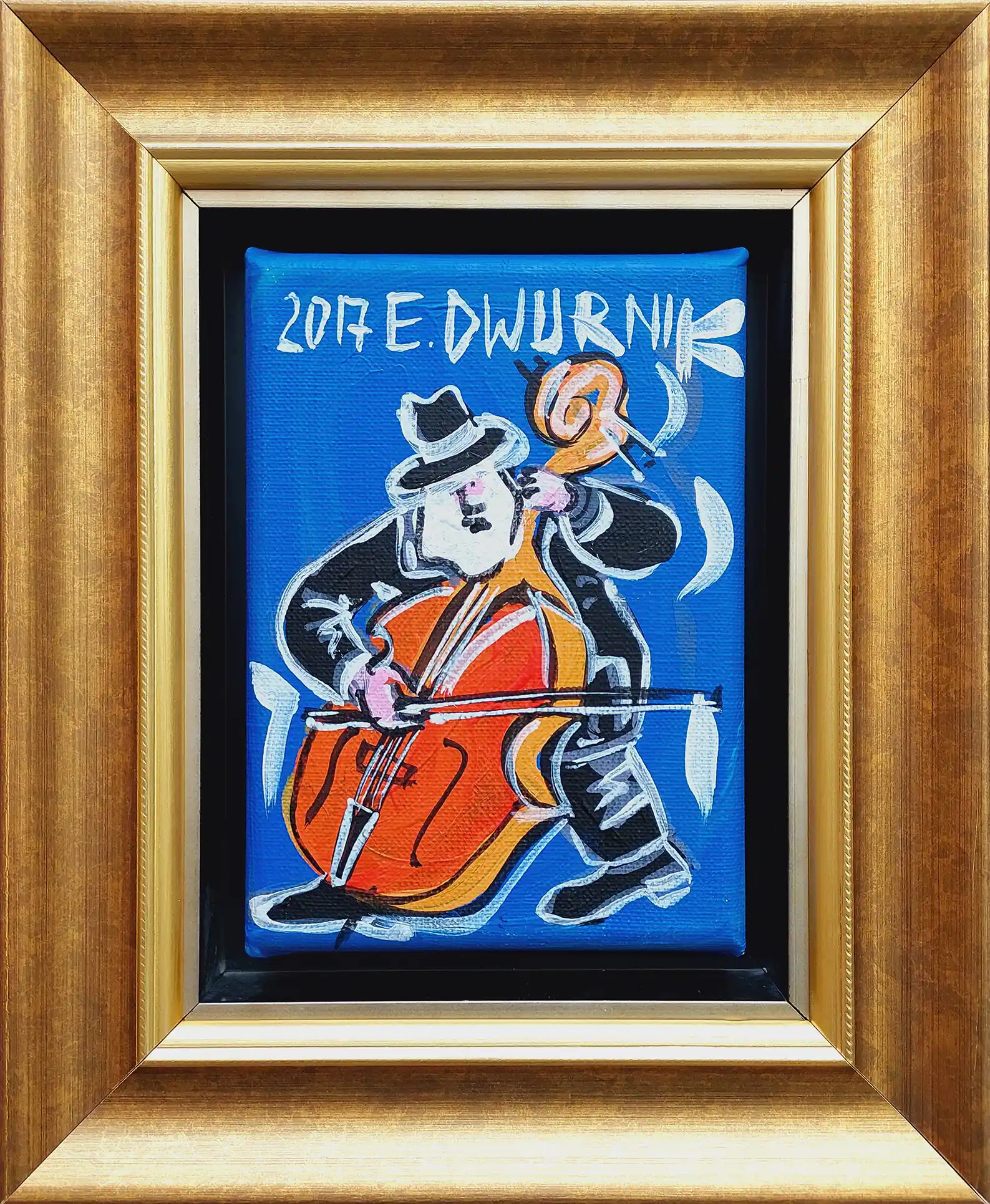 Zdjęcie dodatkowe 1: Kontrabasista – Edward Dwurnik (1943 - 2018)
