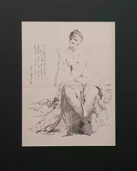 Zdjęcie obrazu Jacek Malczewski - Kobieta szczęśliwa - Jacek Malczewski. Foksal17 - Galeria Sztuki w Warszawie.