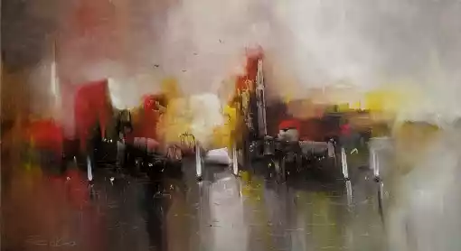 Zdjęcie obrazu Łukasz Berko - Zaginiony port - Łukasz Berko. Foksal17 - Galeria Sztuki w Warszawie.