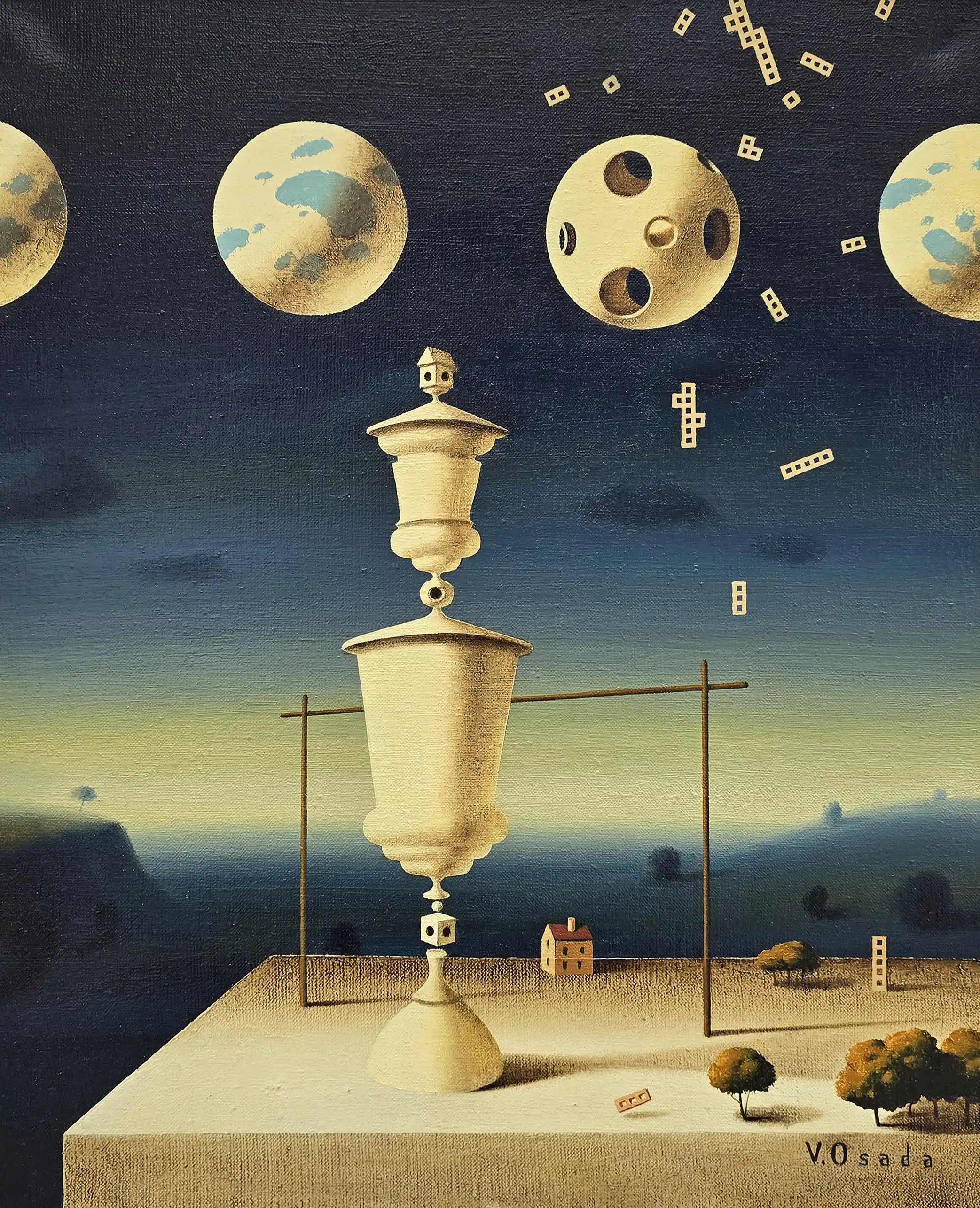 Zdjęcie obrazu Viacheslav Osada - Parada Planet (II) - Viacheslav Osada. Foksal17 - Galeria Sztuki w Warszawie.