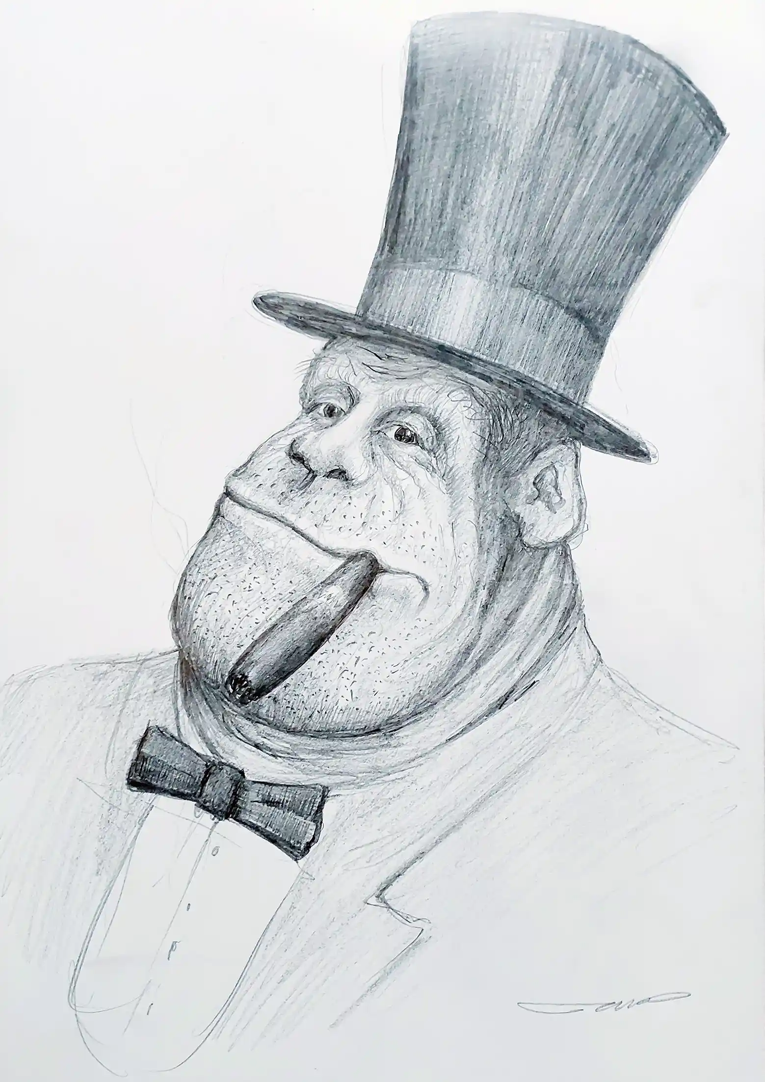 Zdjęcie obrazu Top Hat - Waldemar Wroński. Foksal17 - Galeria Sztuki w Warszawie.