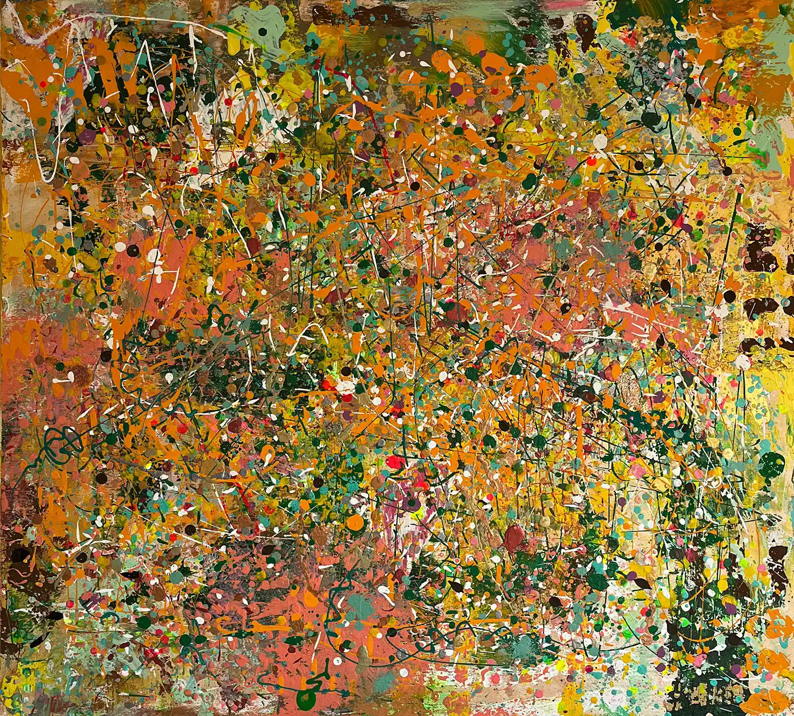 Zdjęcie obrazu Autumn Forest - Katarzyna Kłosińska (Kati Mercedes). Foksal17 - Galeria Sztuki w Warszawie.