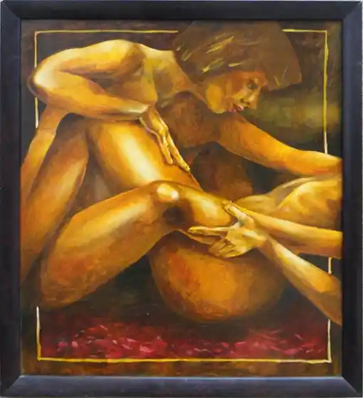 Zdjęcie obrazu Stefan Sławiński - Splątani - Stefan Sławiński. Foksal17 - Galeria Sztuki w Warszawie.
