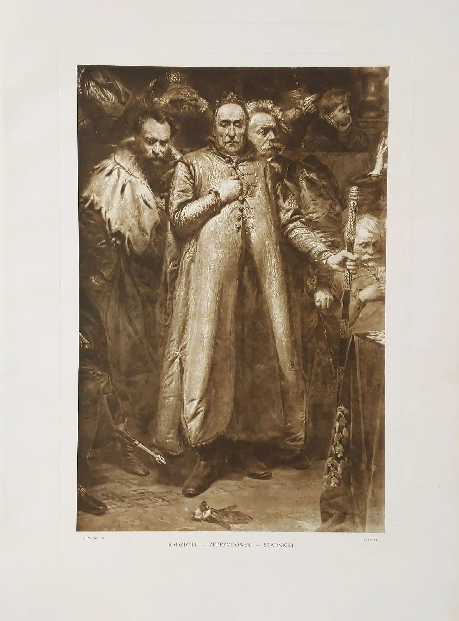 Zdjęcie obrazu Radziwiłł - Zebrzydowski - Stadnicki - Jan Matejko. Foksal17 - Galeria Sztuki w Warszawie.