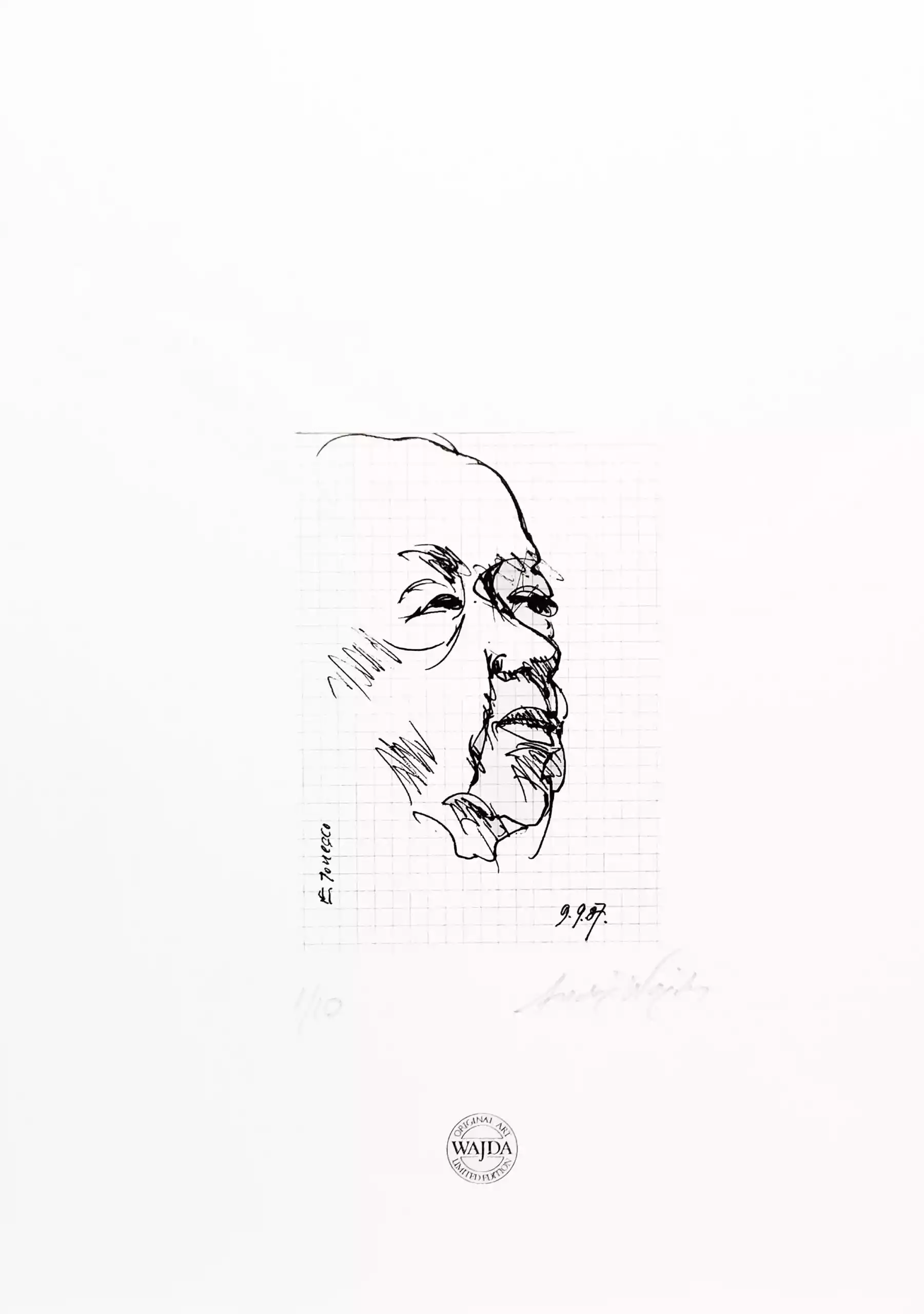 Zdjęcie obrazu Andrzej Wajda - Eugène Ionesco - Andrzej Wajda. Foksal17 - Galeria Sztuki w Warszawie.