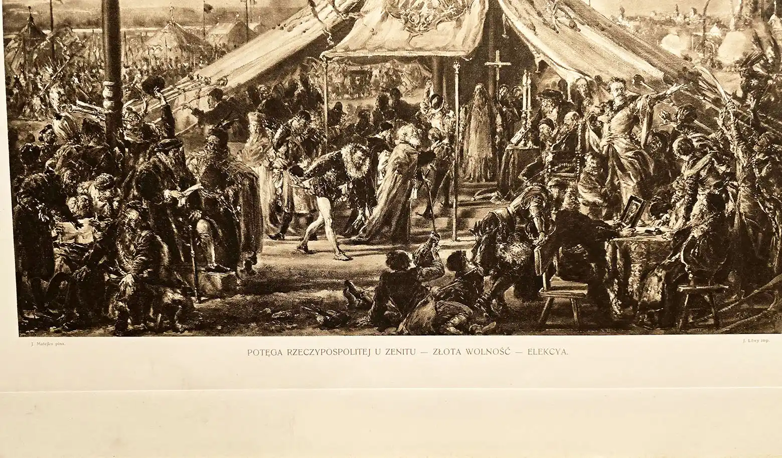Zdjęcie dodatkowe 1: Potęga Rzeczypospolitej u zenitu - Złota wolność - Elekcya – Jan Matejko